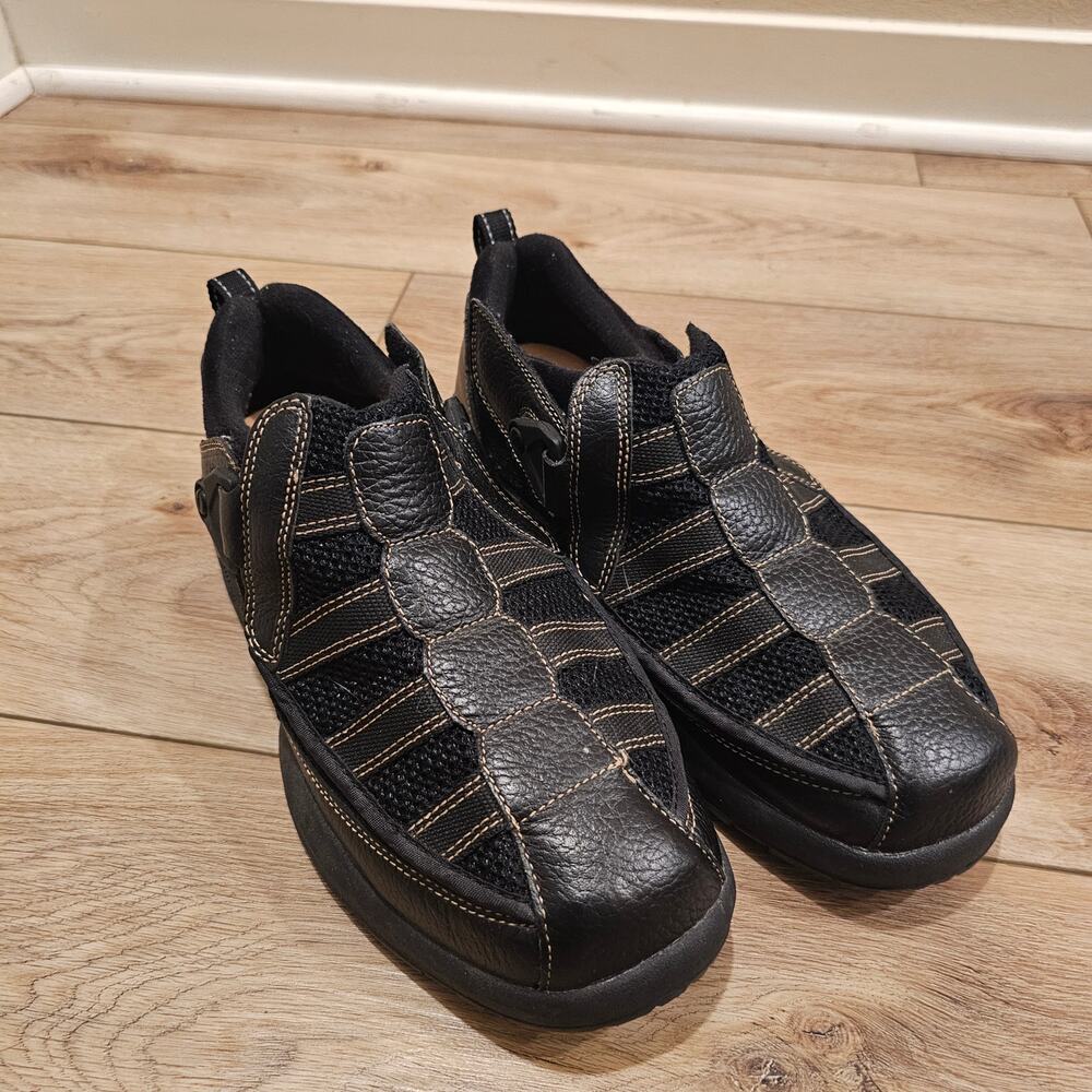 Dr. Comfort Edward X Therapeutic Black Leather Diabetic Shoes Size 10.5XW